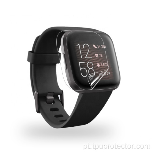 Protetor de tela de relógio inteligente para Fitbit Versa 2